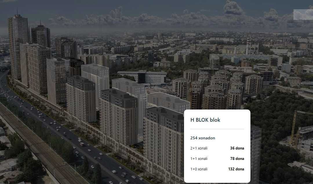 Продаётся 2-комн. квартира, 61.44 м² · ЖК Newport · Яккасарай — фото 2