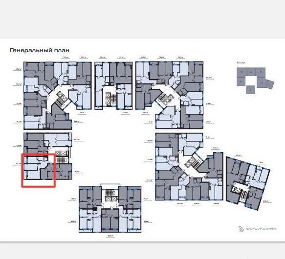 Sotiladi 3 xonali xonadon, 79.3 m² · Binkat · Yakkasaroy — surat 3
