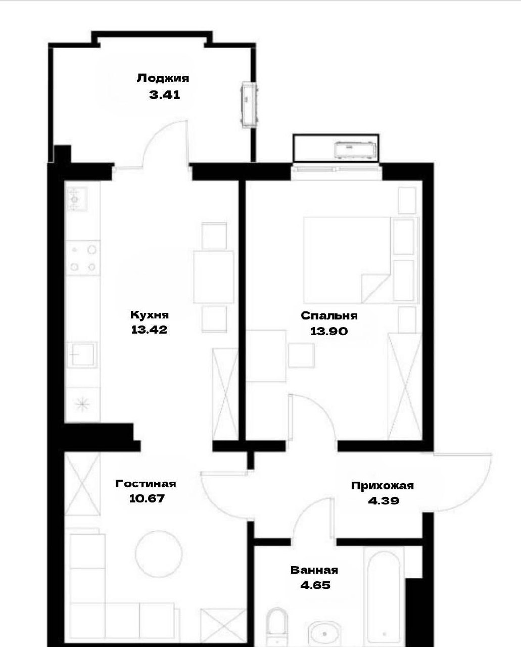 Sotiladi 2 xonali xonadon, 52 m² · Oz Makon · Mirobod — surat 1
