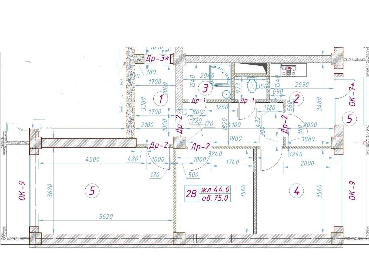 For sale 3-room apartment, 81 m² · Yakkasaray — photo 4