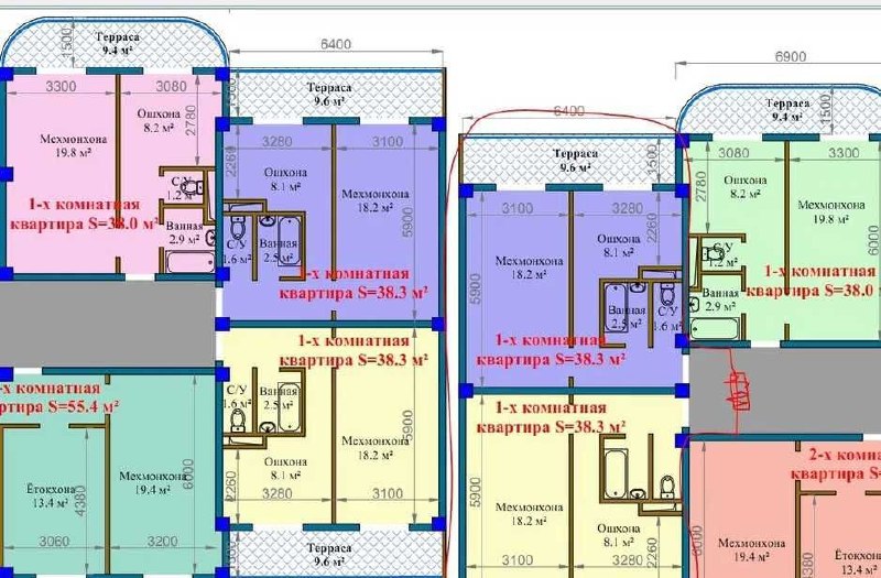 For sale 4-room apartment, 95.4 m² · Xon Saroy · Yunusabad — photo 3