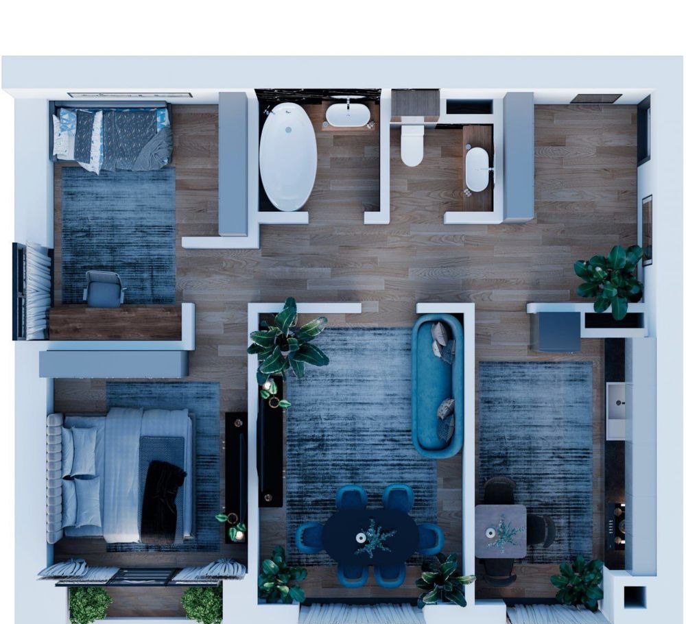 Продаётся 3-комн. квартира, 75.5 м² · ЖК Grandcit · Яшнабад — фото 3