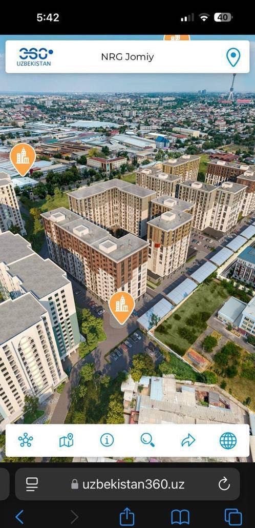 Sotiladi 3 xonali xonadon, 107.36 m² · Olmazor — surat 3