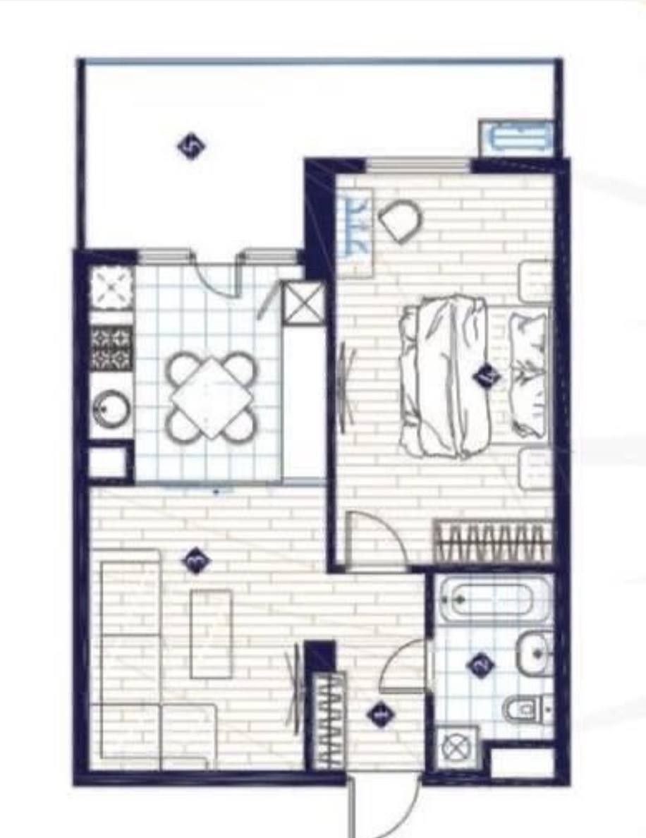 For sale 2-room apartment, 48 m² · Imperial Club · Yunusabad — photo 5