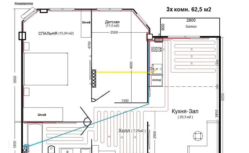 Продаётся 3-комн. квартира, 63 м² · Яшнабад — фото 10