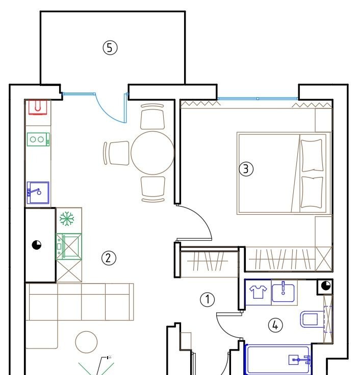 Продаётся 2-комн. квартира, 43.51 м² · ЖК Oz Mahal · Мирзо-Улугбек — фото 10