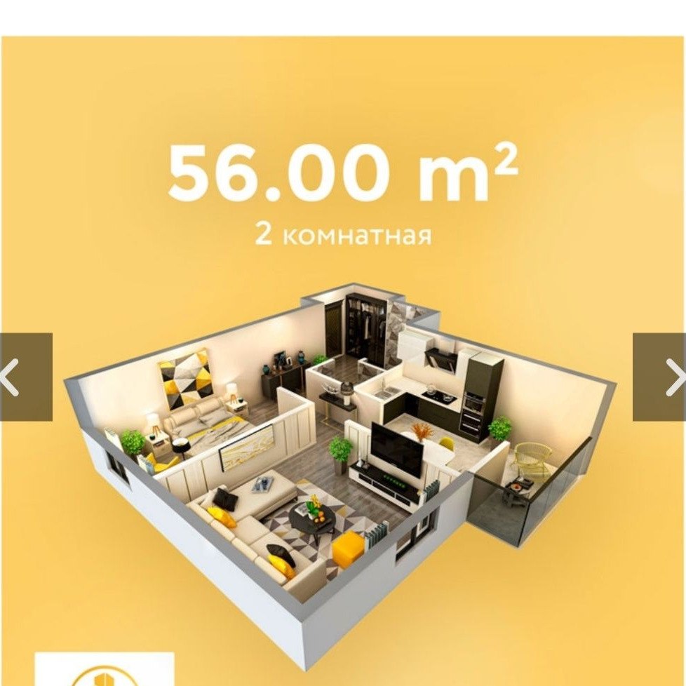 Продаётся 2-комн. квартира, 54 м² · Юнусабад — фото 8