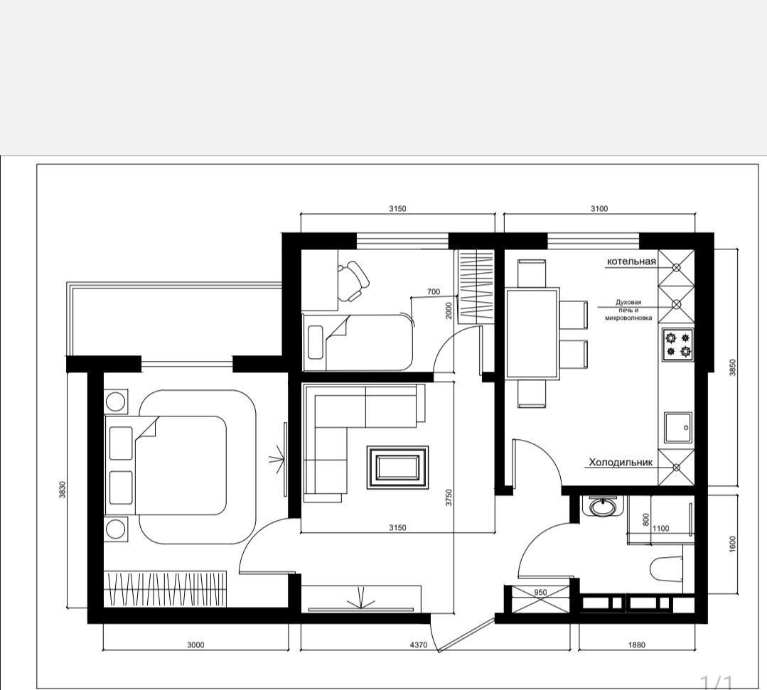 For sale 3-room apartment, 49 m² · Zenit · Yunusabad — photo 10