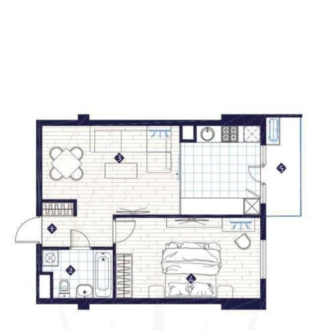 For sale 2-room apartment, 48 m² · Imperialcity · Yunusabad — photo 7