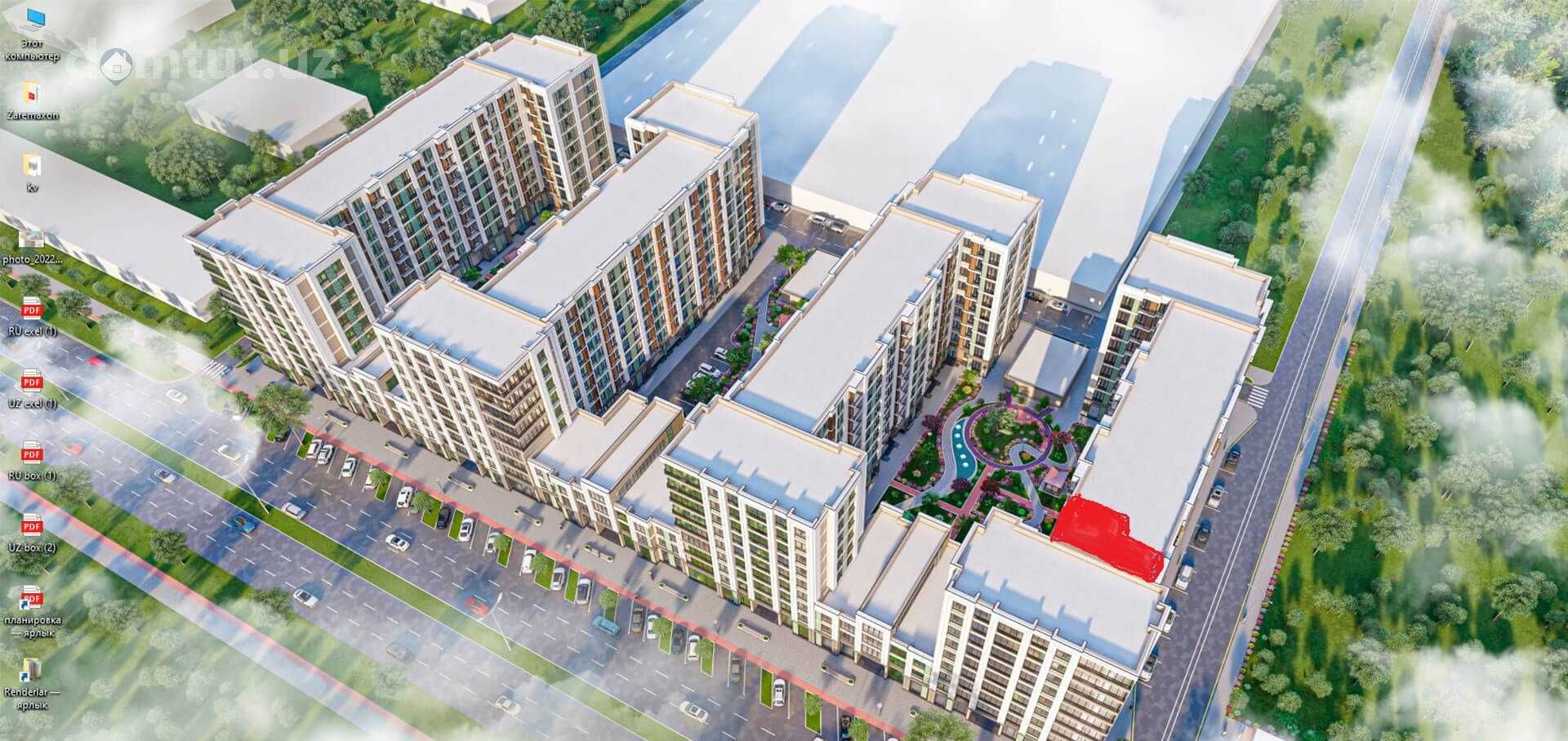 Sotiladi 2 xonali xonadon, 56.63 m² · Chimganhills · Mirzo Ulug‘bek — surat 2