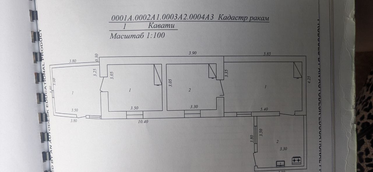 For sale 3-room house, 61 m² · Mirzo-Ulugbek — photo 4