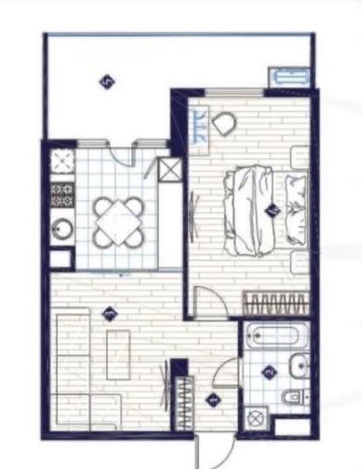 Продаётся 2-комн. квартира, 47 м² · ЖК Imperial Club · Юнусабад — фото 2