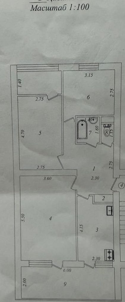 Продаётся 3-комн. квартира, 77.75 м² · Мирабад — фото 3