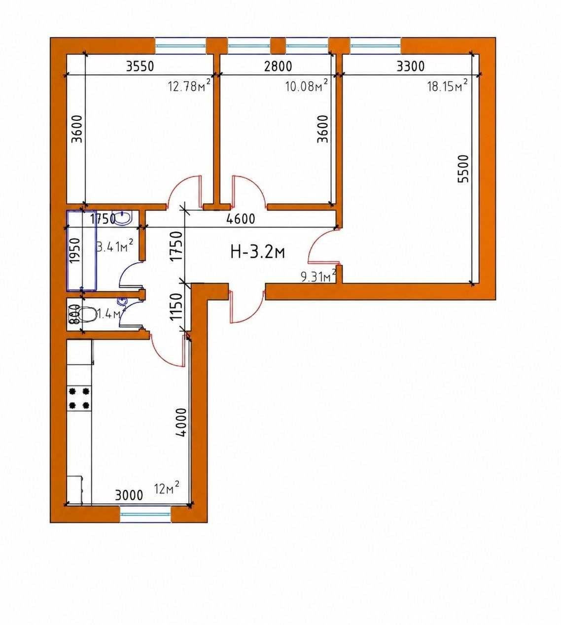 Продаётся 3-комн. квартира, 72 м² · Мирзо-Улугбек — фото 10