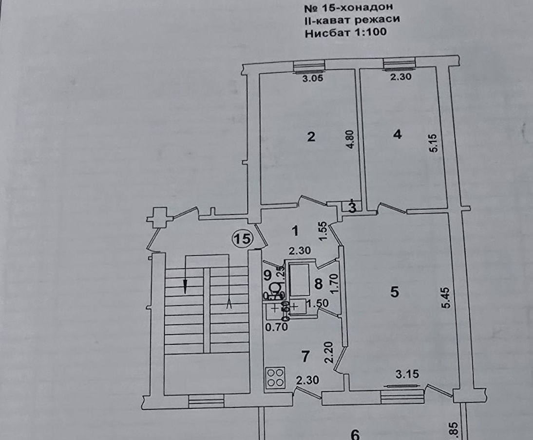 For sale 3-room apartment, 66 m² · Yakkasaray — photo 1