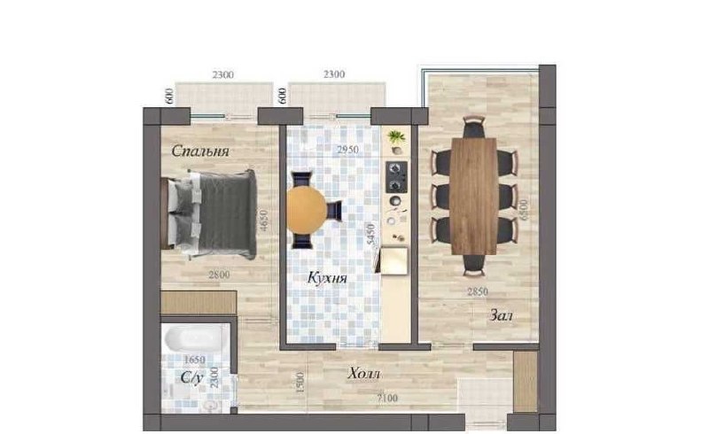 Продаётся 2-комн. квартира, 63.1 м² · Алмазар — фото 2
