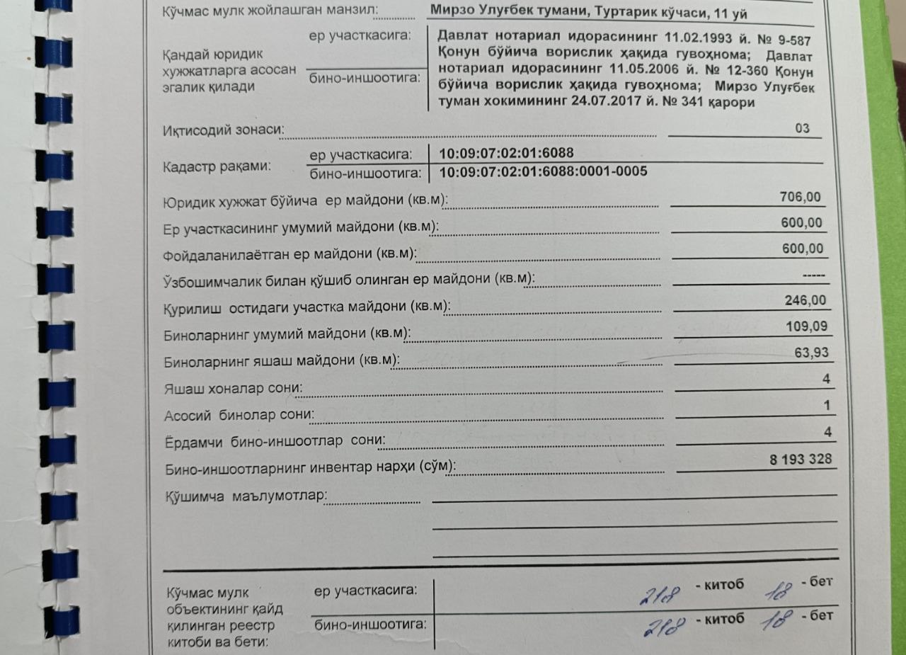 Sotiladi 6 xonali hovli · Mirzo Ulug‘bek — surat 2