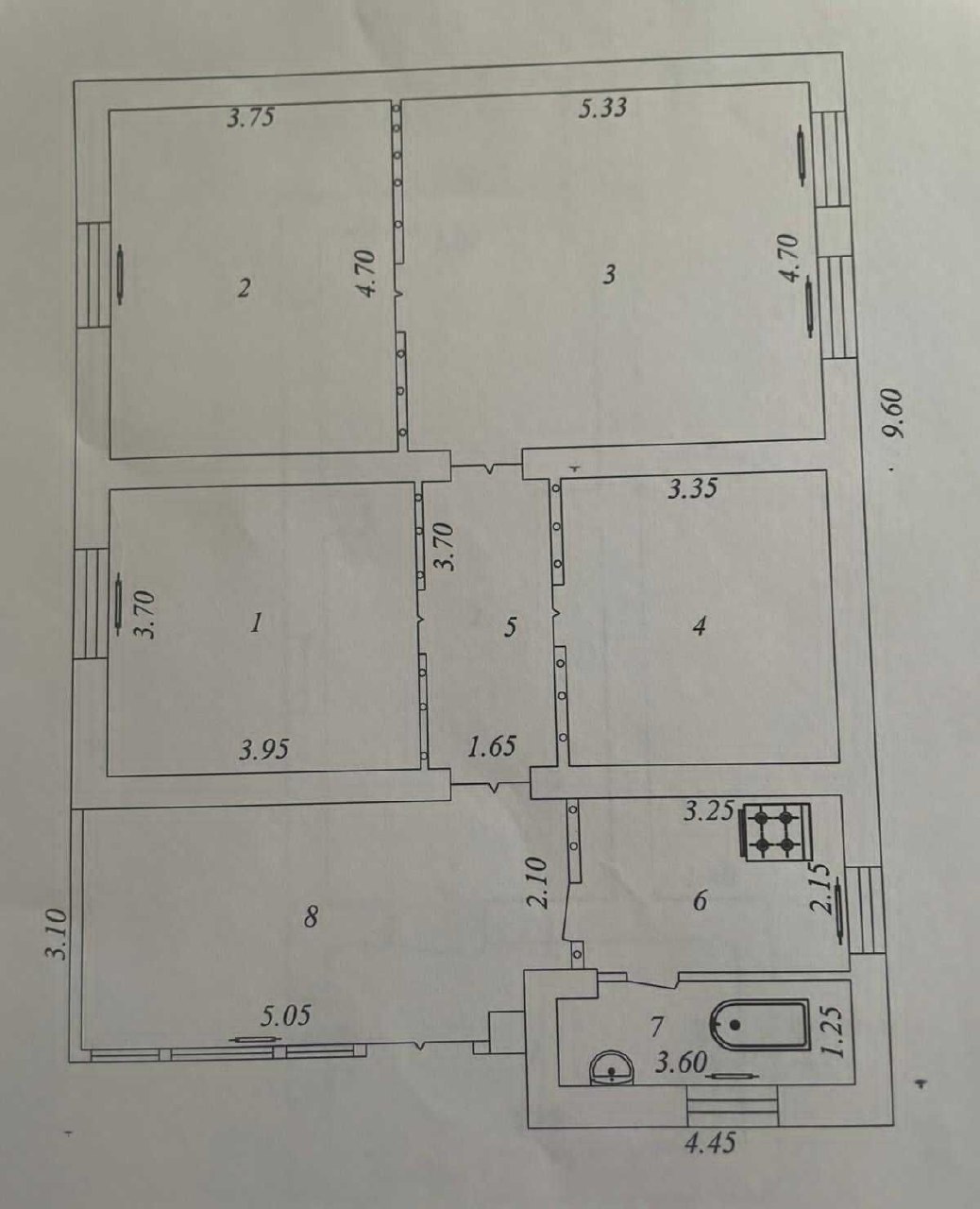 For sale 4-room house · Mirzo-Ulugbek — photo 1