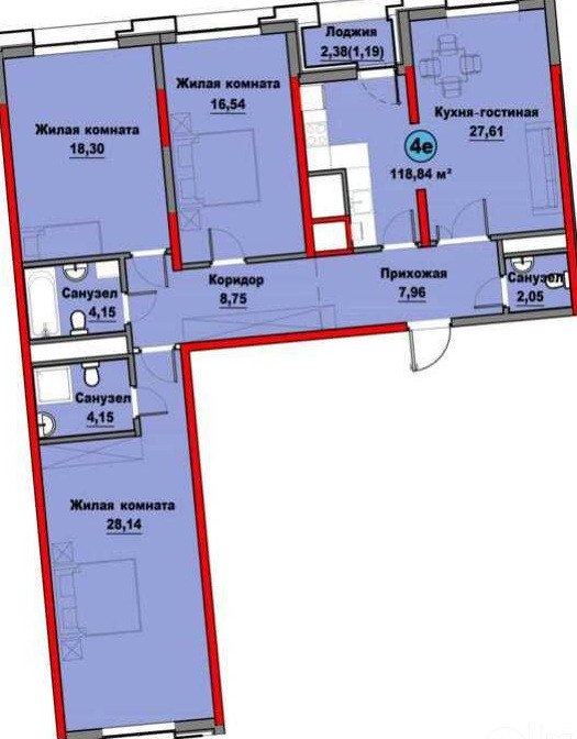 Продаётся 4-комн. квартира, 105 м² · ЖК Regnum Plaza · Мирзо-Улугбек — фото 1