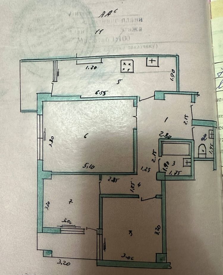 Продаётся 3-комн. квартира, 74 м² · Мирзо-Улугбек — фото 8