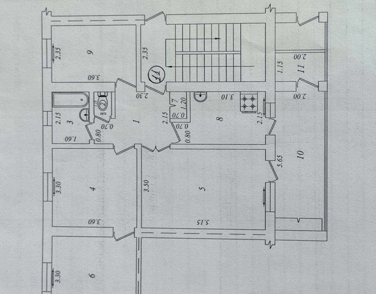 Продаётся 4-комн. квартира, 80.43 м² · Юнусабад — фото 1