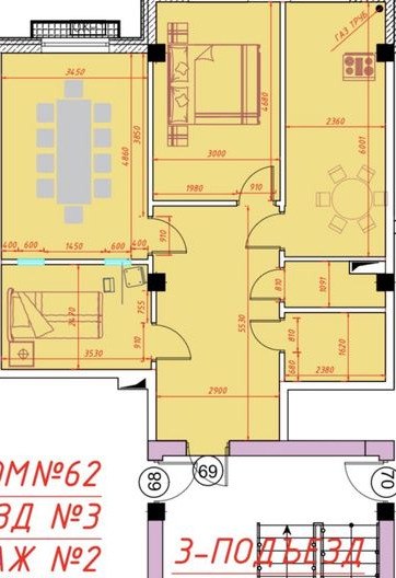 Продаётся 3-комн. квартира, 78 м² · Юнусабад — фото 1